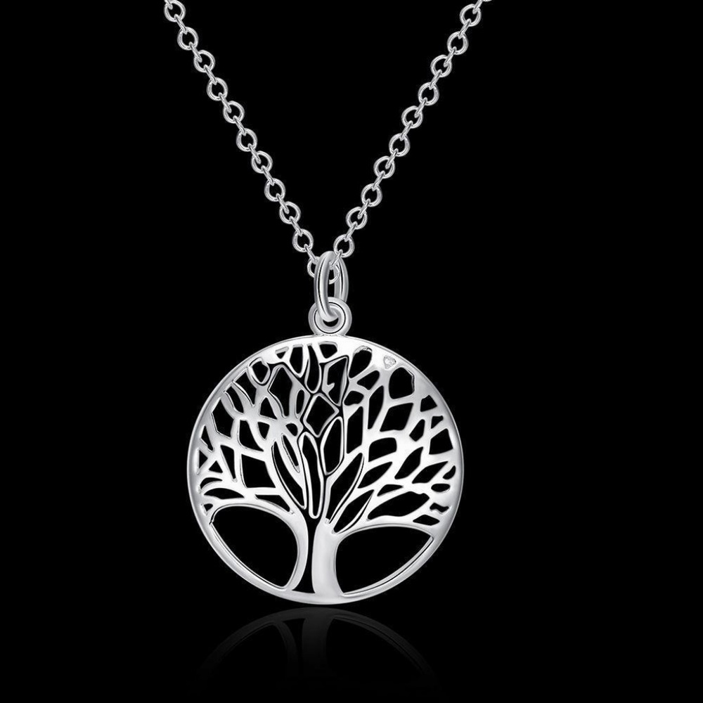 925 Sterling Silver Tree of Life Necklace - Picture 2 of 6
